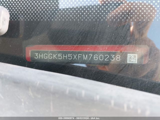 3HGGK5H5XFM760238 Honda FIT LX