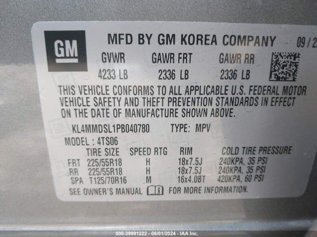 Buick Encore Gx Select Fwd 2023 KL4MMDSL1PB040780 Image 9