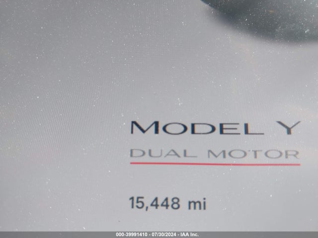7SAYGDEF7PF779141 Tesla Model Y Awd/performance Dual Motor All-wheel Drive