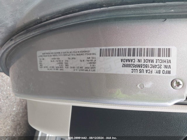 Chrysler Pacifica Touring L 2021 2C4RC1BG8MR538892 Image 9