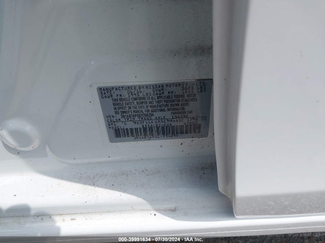 Nissan SENTRA S 2016 3N1AB7AP0GY294294 Image 9
