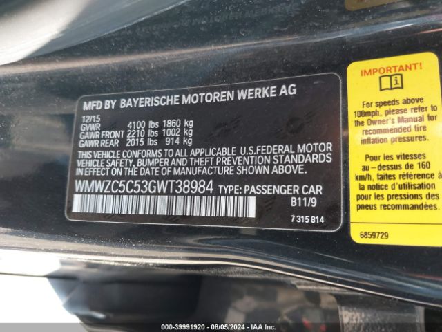 WMWZC5C53GWT38984 Mini Countryman Cooper S