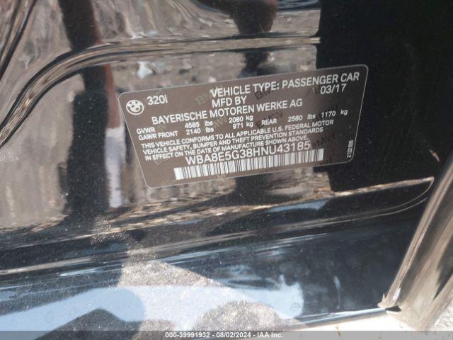 WBA8E5G38HNU43185 BMW 320i Xdrive