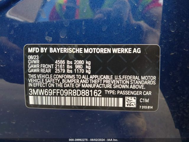 3MW69FF09R8D88162 BMW 3 Series 330i