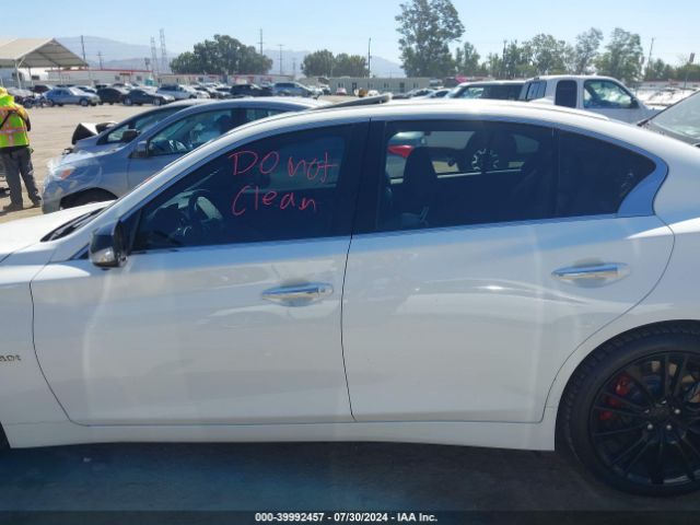 JN1FV7AP0JM460871 Infiniti Q50 3.0t Red Sport 400