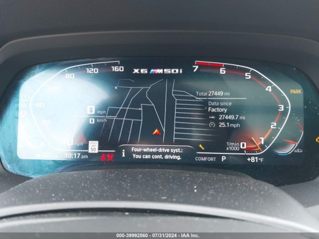 5UXCY8C03N9M57435 BMW X6 M50i