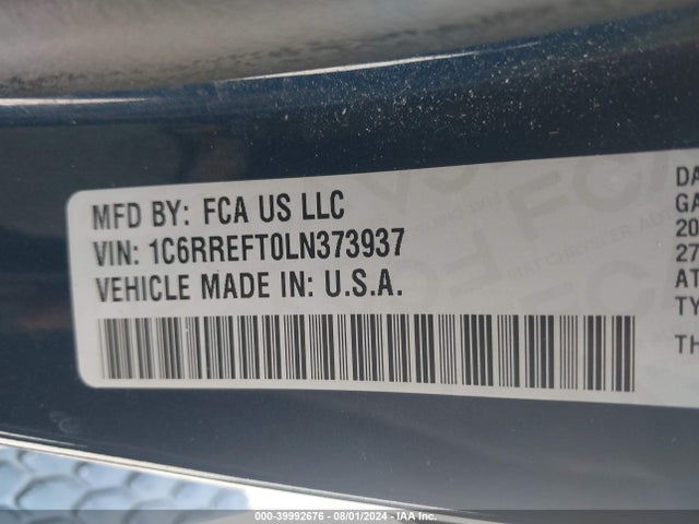1C6RREFT0LN373937 RAM 1500 Lone Star  4x2 5'7 Box