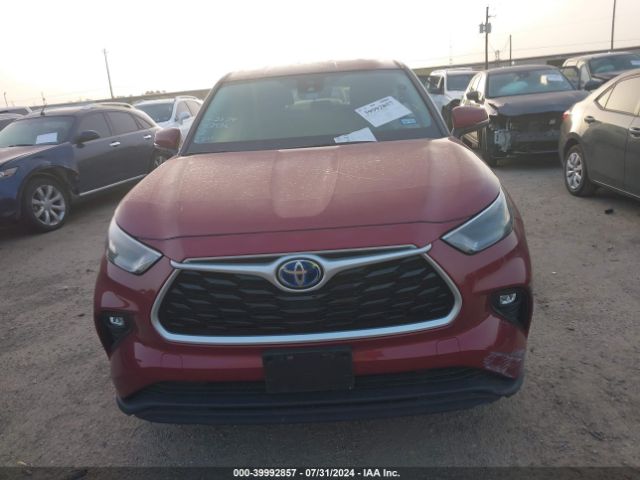 5TDZARAH1NS516904 Toyota Highlander Hybrid Le