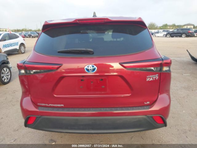 5TDZARAH1NS516904 Toyota Highlander Hybrid Le