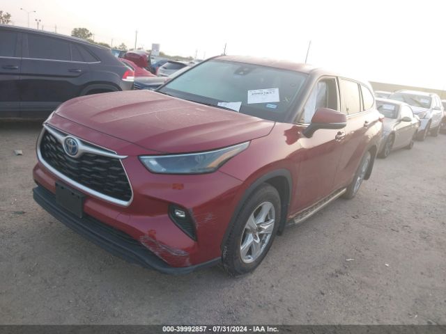 5TDZARAH1NS516904 Toyota Highlander Hybrid Le