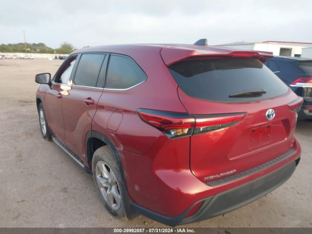 5TDZARAH1NS516904 Toyota Highlander Hybrid Le