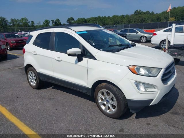 MAJ3S2GE2KC269595 Ford Ecosport Se