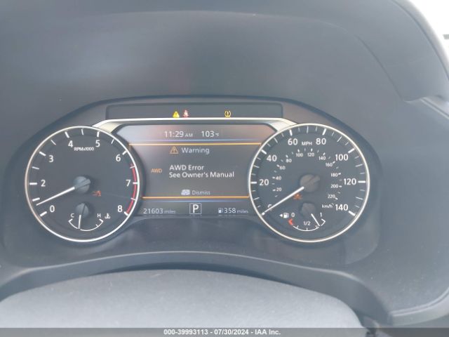 1N4BL4DW1PN417541 Nissan Altima Sv Intelligent Awd