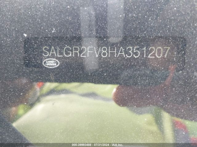 SALGR2FV8HA351207 Land Rover Range Rover 3.0l V6 Supercharged