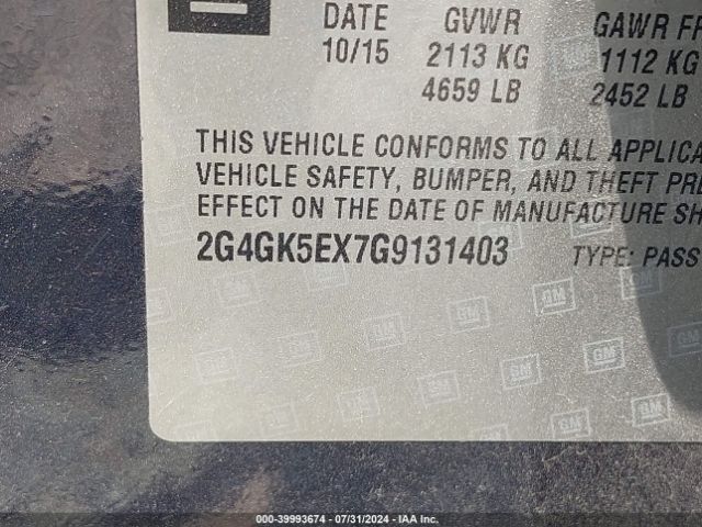 2G4GK5EX7G9131403 Buick Regal Turbo