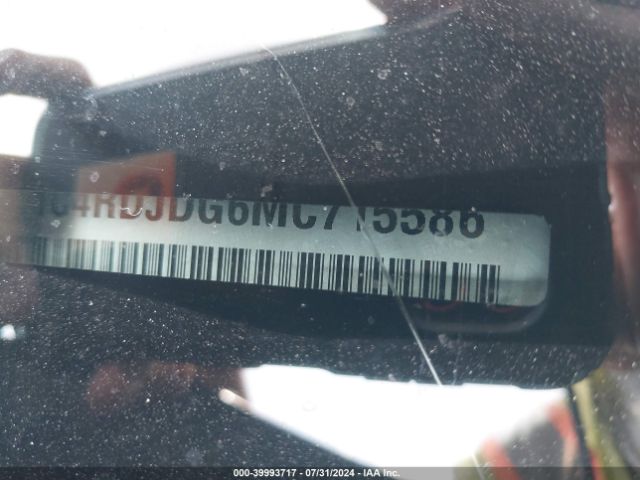 1C4RDJDG6MC715586 Dodge Durango Gt Awd