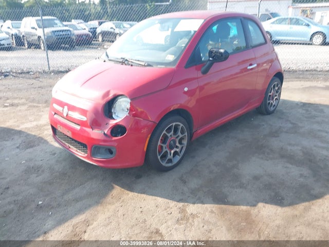 2012 FIAT 500 3C3CFFBR5CT347054 Photo 1
