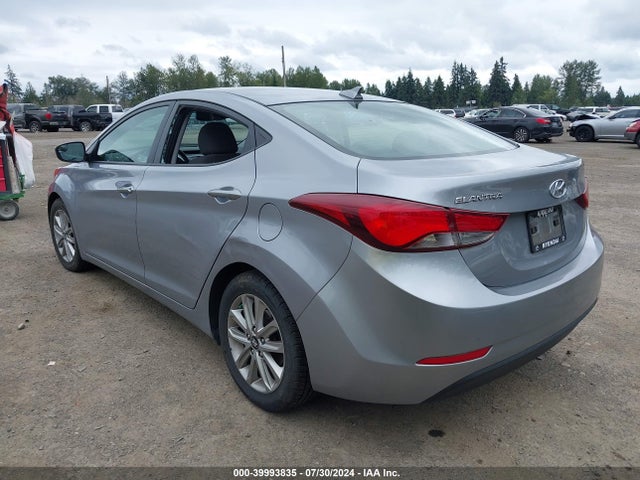2016 Hyundai Elantra Se მანქანა იყიდება აუქციონზე, vin: 5NPDH4AE5GH708074, აუქციონის ნომერი: 39993835