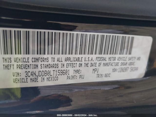 3C4NJDDB0LT159601 Jeep Compass Trailhawk 4x4