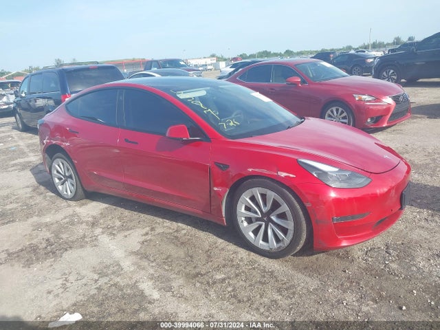 2022 TESLA MODEL 3 5YJ3E1EA9NF185387 Photo 0