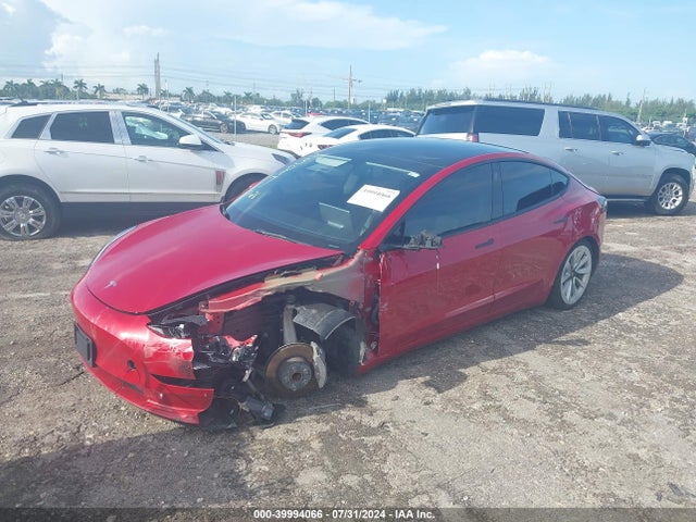 2022 TESLA MODEL 3 5YJ3E1EA9NF185387 Photo 1
