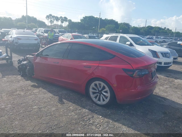 2022 TESLA MODEL 3 5YJ3E1EA9NF185387 Photo 2