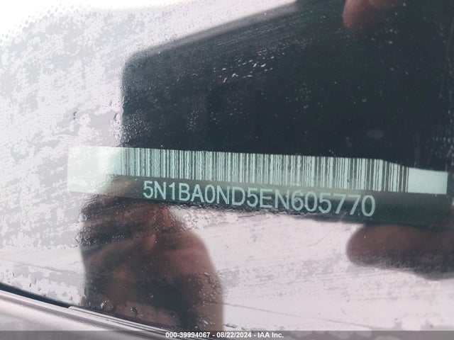 5N1BA0ND5EN605770 Nissan Armada Platinum/sl/sv