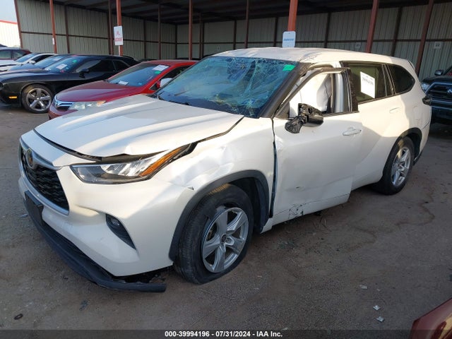Toyota Highlander Le 2020 5TDZZRAH5LS013155 Image 2
