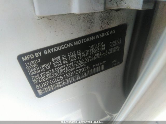 5UXFG2C51E0H09926 BMW X6 Xdrive35i