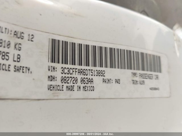 2013 FIAT 500 3C3CFFAR6DT513892 Photo 8