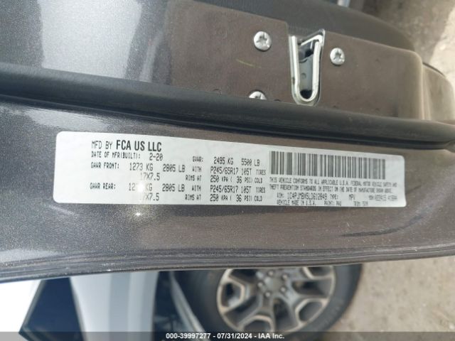 1C4PJMBX5LD612849 Jeep Cherokee Trailhawk 4x4