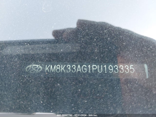 KM8K33AG1PU193335 Hyundai Kona Electric Sel