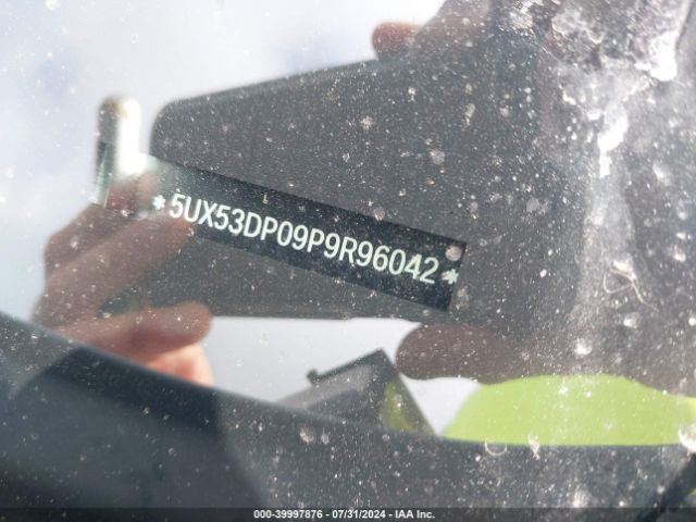 5UX53DP09P9R96042 BMW X3 Xdrive30i