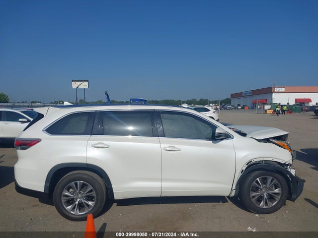 Toyota Highlander Xle V6 2015 5TDKKRFH7FS103409 Image 14