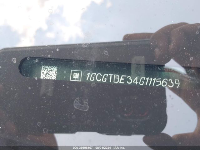 1GCGTDE34G1115639 Chevrolet Colorado Z71