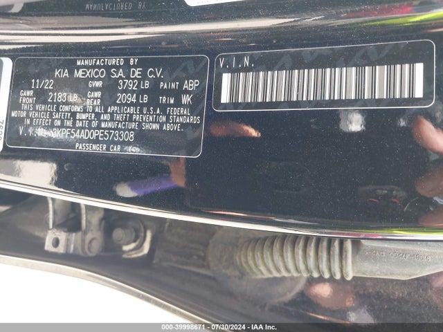 KIA Forte Gt-line 2023 3KPF54AD0PE573308 Image 9