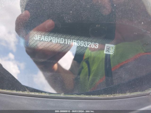 3FA6P0HD1HR393263 Ford FUSION SE