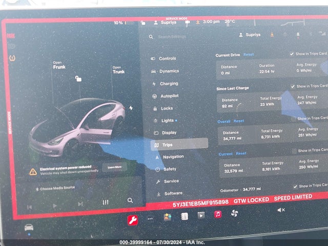 2021 TESLA MODEL 3 5YJ3E1EB5MF915898 Photo 6