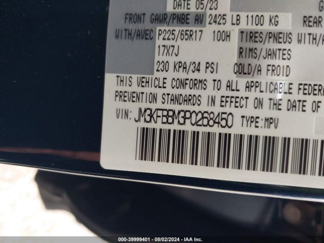 JM3KFBBM3P0268450 Mazda Cx-5 2.5 S Select