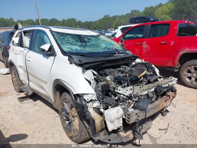 Toyota Highlander Xle 2019 5TDKZRFH6KS554465 zdjęcie główne