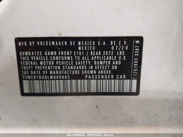 3VWEB7BU8LM069803 Volkswagen Jetta 1.4t Sel