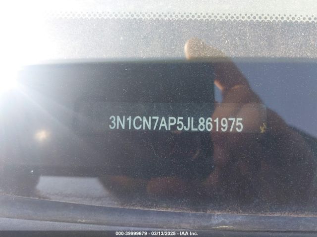 3N1CN7AP5JL861975 Nissan Versa 1.6 S+