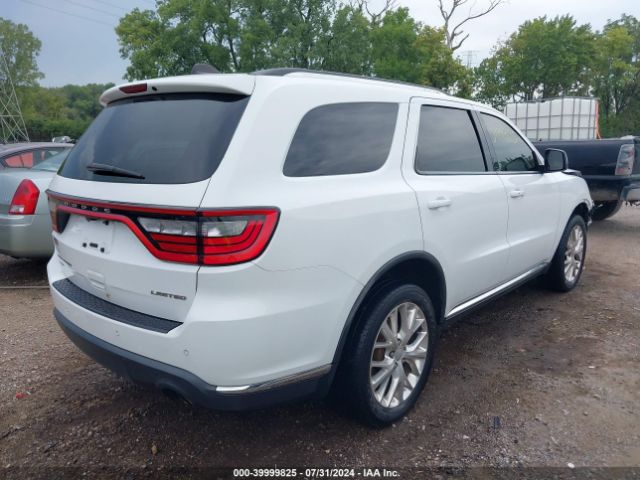 1C4RDJDG0GC484480 Dodge DURANGO LIMITED