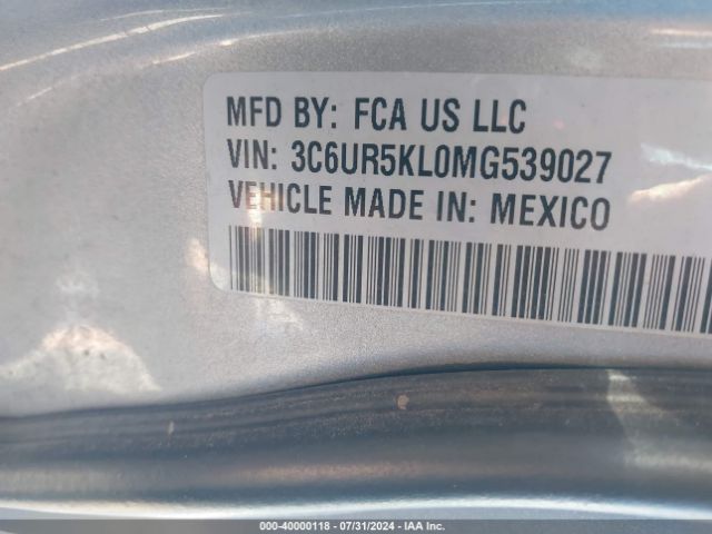 3C6UR5KL0MG539027 RAM 2500