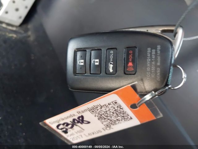 2T2BZMCA3HC074925 Lexus Rx 350 F Sport