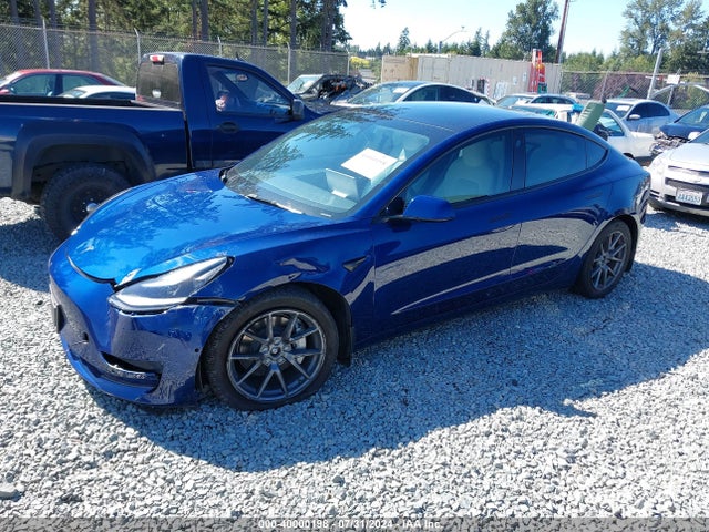 Tesla Model 3 Long Range Dual Motor All-wheel Drive 2022 5YJ3E1EBXNF269064 Image 2