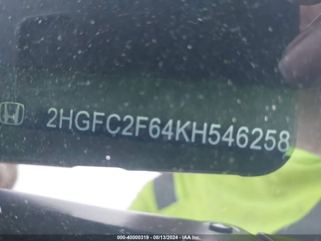 2HGFC2F64KH546258 Honda Civic Lx