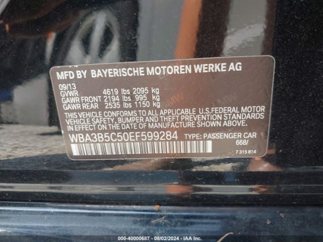 WBA3B5C50EF599284 BMW 328i Xdrive