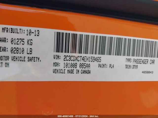2C3CDXCT4EH159465 Dodge CHARGER R/T