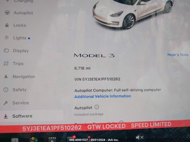 2023 TESLA MODEL 3 5YJ3E1EA1PF510262 Photo 6